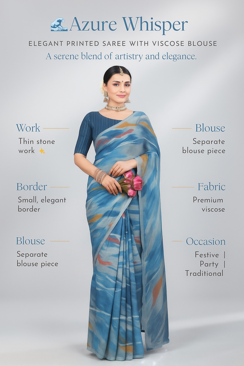 Georgette saree