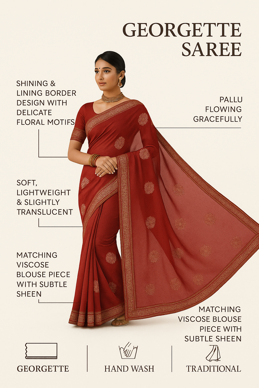 Georgette Saree