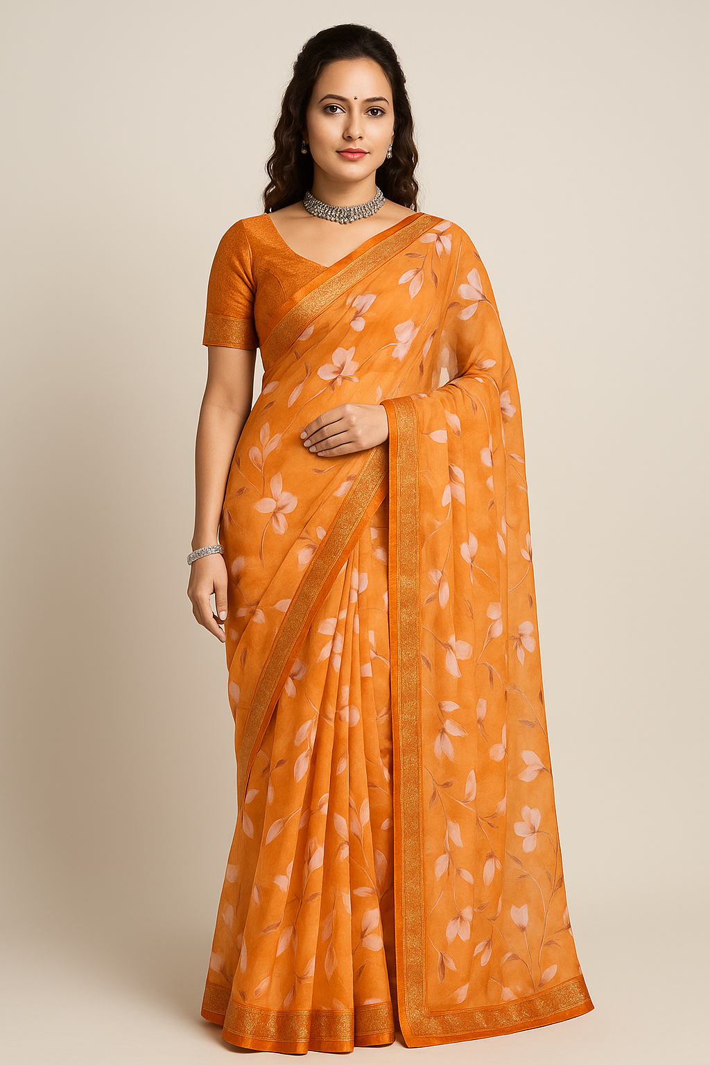 Georgette Smooth Saree