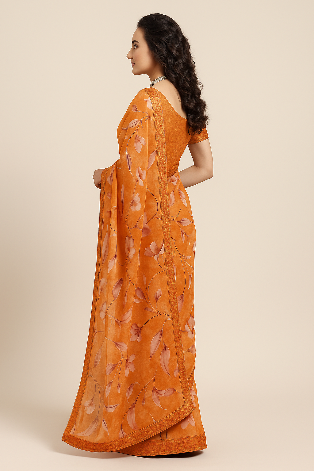 Georgette Smooth Saree