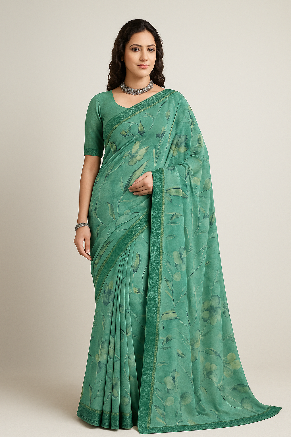 Georgette Smooth Saree