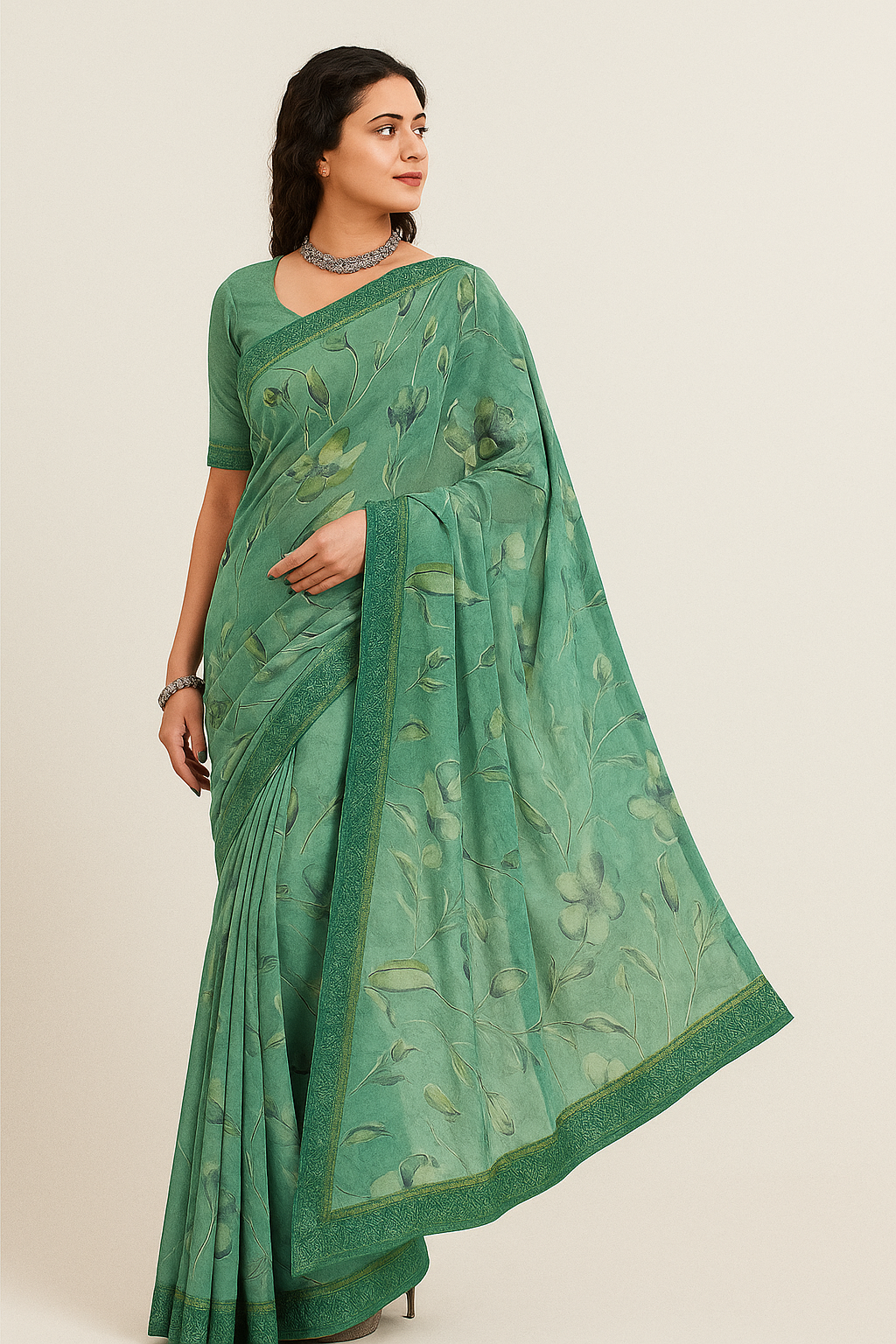 Georgette Smooth Saree