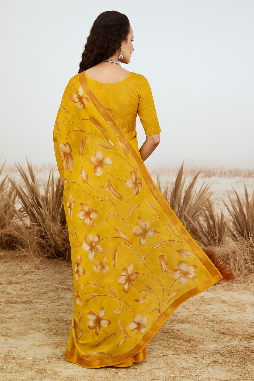 Georgette Smooth Saree