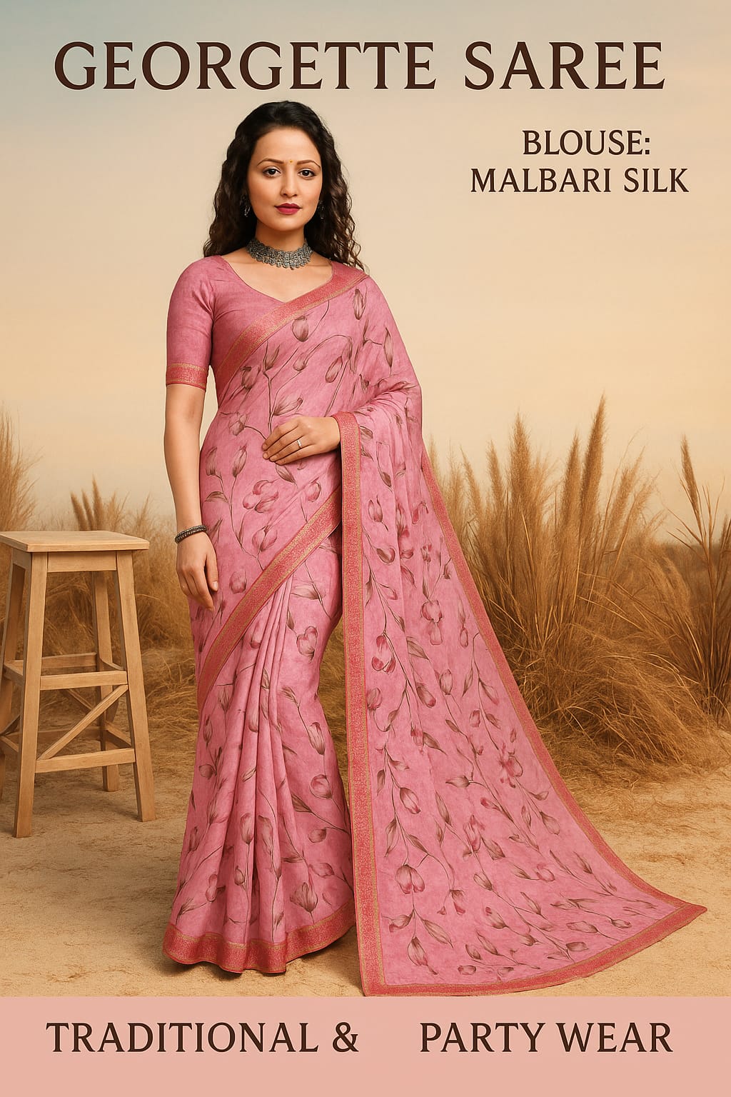Georgette Saree